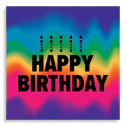 Rainbow Birthday Card