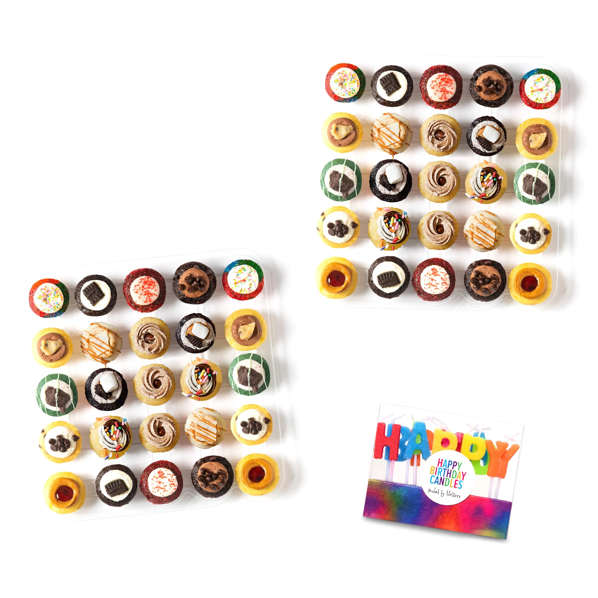 Happy Birthday Cupcakes & Candles 50-Pack