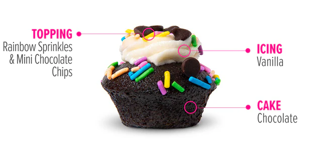 Vegan Chocolate Vanilla Chip Cupcake - Image 4