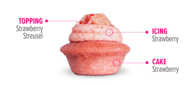 Vegan Strawberry Cupcake - Image 3